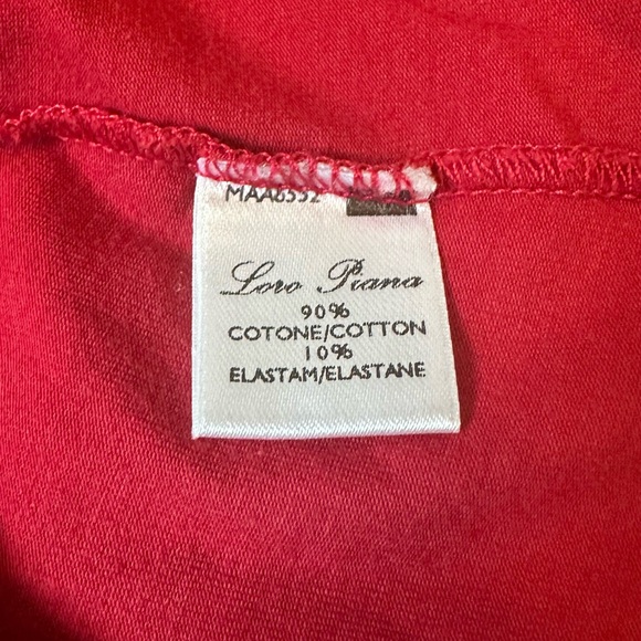 Loro Piana | Classic Red Women's T-Shirt - Picture 7 of 8